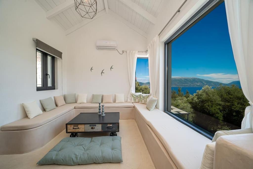 Villa Elisabeth Sea View Private Pool Fiskardo Kefalonia Katsarata Екстер'єр фото