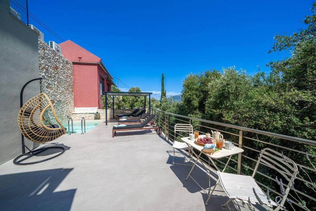 Villa Elisabeth Sea View Private Pool Fiskardo Kefalonia Katsarata Екстер'єр фото