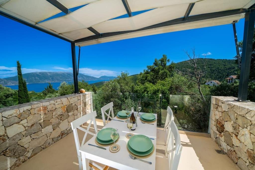 Villa Elisabeth Sea View Private Pool Fiskardo Kefalonia Katsarata Екстер'єр фото