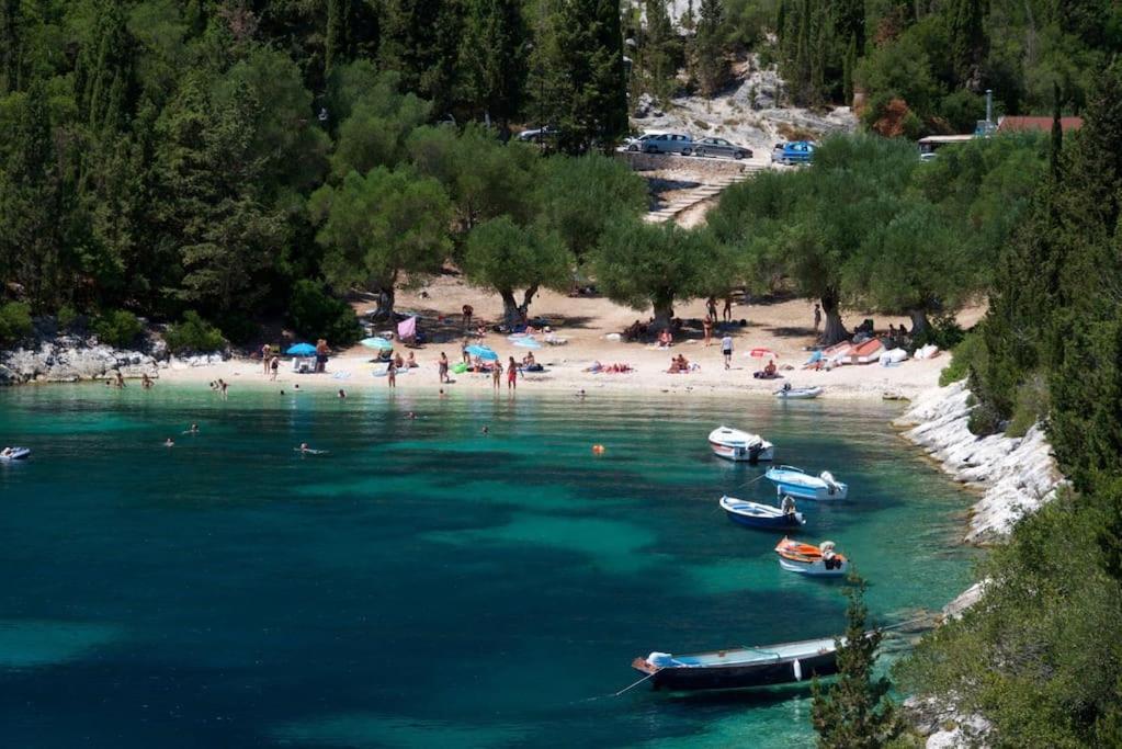 Villa Elisabeth Sea View Private Pool Fiskardo Kefalonia Katsarata Екстер'єр фото