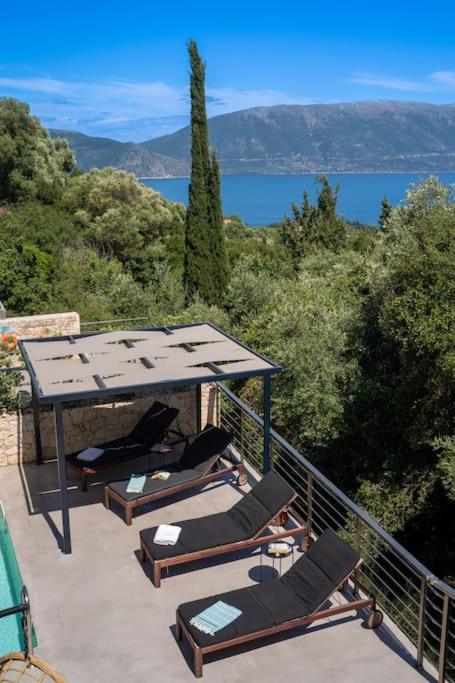 Villa Elisabeth Sea View Private Pool Fiskardo Kefalonia Katsarata Екстер'єр фото