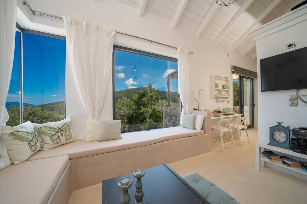 Villa Elisabeth Sea View Private Pool Fiskardo Kefalonia Katsarata Екстер'єр фото
