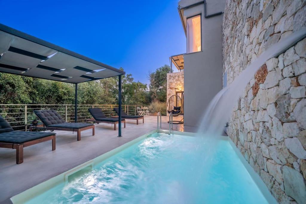 Villa Elisabeth Sea View Private Pool Fiskardo Kefalonia Katsarata Екстер'єр фото
