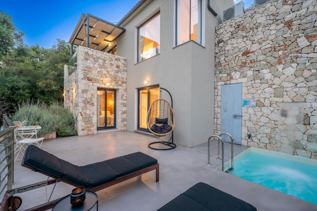 Villa Elisabeth Sea View Private Pool Fiskardo Kefalonia Katsarata Екстер'єр фото