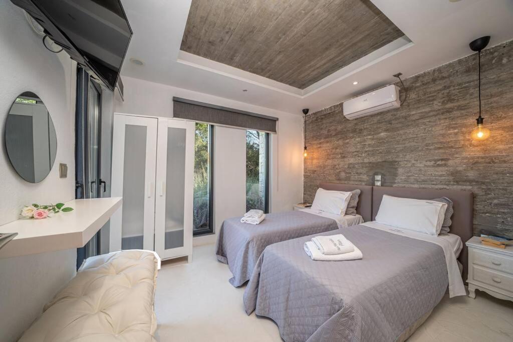 Villa Elisabeth Sea View Private Pool Fiskardo Kefalonia Katsarata Екстер'єр фото